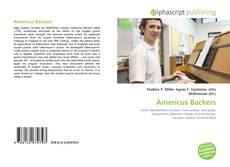 Americus Backers kitap kapağı