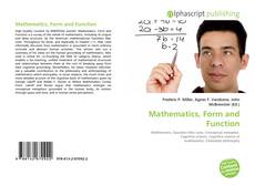 Mathematics, Form and Function kitap kapağı