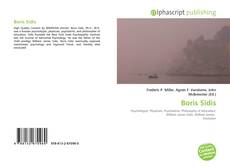 Copertina di Boris Sidis