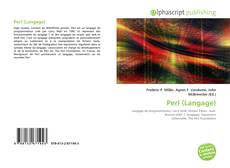 Perl (Langage) kitap kapağı