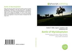 Battle of Myriokephalon kitap kapağı