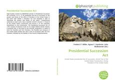 Presidential Succession Act kitap kapağı