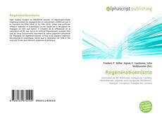 Régénérationnisme kitap kapağı
