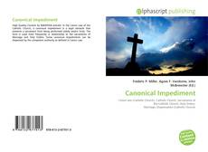 Bookcover of Canonical Impediment