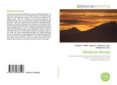 Buchcover von Madison Range