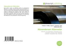 Capa do livro de Alexanderson Alternator 