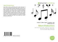 Albert Productions kitap kapağı