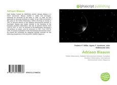 Capa do livro de Adriaan Blaauw 