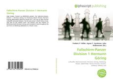 Bookcover of Fallschirm-Panzer Division 1 Hermann Göring