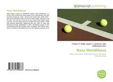 Capa do livro de Hana Mandlíková 