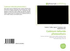 Couverture de Cadmium telluride photovoltaics