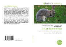 Bookcover of List of Rabbit Breeds