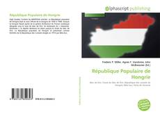 Bookcover of République Populaire de Hongrie