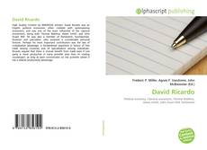 Copertina di David Ricardo