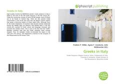 Greeks in Italy kitap kapağı