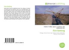 Bookcover of Fire-Setting