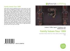Family Values Tour 1999的封面