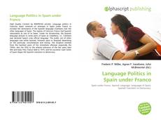 Borítókép a  Language Politics in Spain under Franco - hoz