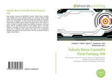 Borítókép a  Fabula Nova Crystallis Final Fantasy XIII - hoz