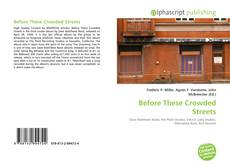 Borítókép a  Before These Crowded Streets - hoz