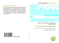 Couverture de Hermite Interpolation