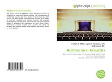 Borítókép a  Architectural Acoustics - hoz