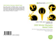 Bookcover of 2002 Winter Olympics Medal Table