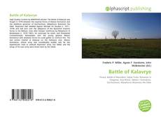 Copertina di Battle of Kalavrye