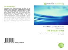 Capa do livro de The Beatles' First 