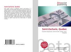 Saint-Zacharie, Quebec kitap kapağı