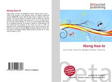 Bookcover of Wang Hao-te