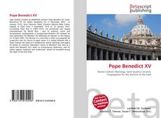 Bookcover of Pope Benedict XV