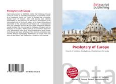 Capa do livro de Presbytery of Europe 