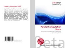 Parallel Computation Thesis kitap kapağı