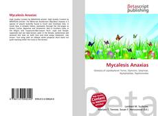 Mycalesis Anaxias kitap kapağı