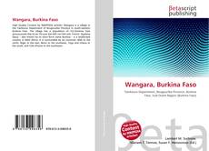 Wangara, Burkina Faso kitap kapağı