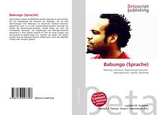 Babungo (Sprache) kitap kapağı