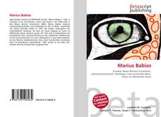 Marius Babias kitap kapağı