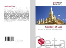 Обложка President of Laos
