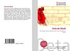 Bookcover of Sohrab Modi