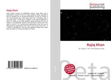 Bookcover of Rajiq Khan
