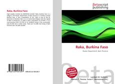 Bookcover of Raka, Burkina Faso