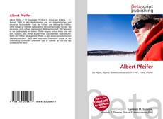 Albert Pfeifer kitap kapağı