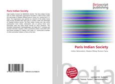 Bookcover of Paris Indian Society