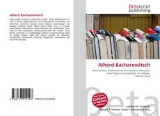 Buchcover von Alherd Bacharewitsch