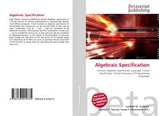 Portada del libro de Algebraic Specification