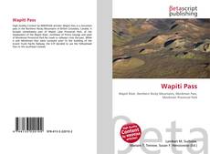 Couverture de Wapiti Pass