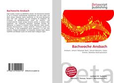 Couverture de Bachwoche Ansbach