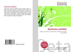 Portada del libro de Aechmea winkleri