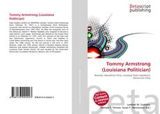 Capa do livro de Tommy Armstrong (Louisiana Politician) 